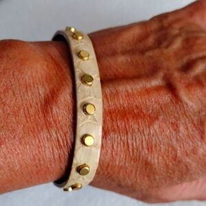 J. Crew genuine leather bracelet.